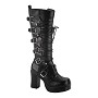 Gothika-200 zwart mat- gothic metal hakk Gothika-200 zwart mat- gothic metal hakk